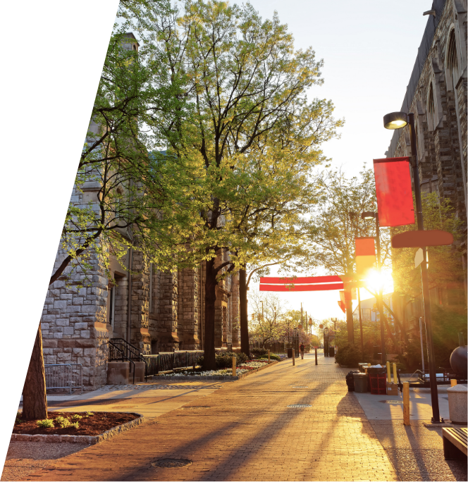 Outside view of dental school building